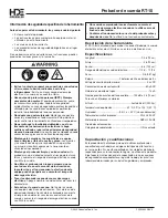 Предварительный просмотр 8 страницы Greenlee RT-10 Instruction Manual