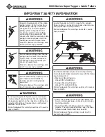 Preview for 4 page of Greenlee Super Tugger 6000 Series Instruction Manual