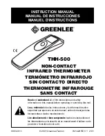 Preview for 1 page of Greenlee THH-500 Instruction Manual