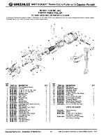 Предварительный просмотр 22 страницы Greenlee Tugger 640 Operation, Service And Parts Instruction Manual