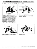 Предварительный просмотр 29 страницы Greenlee Tugger 640 Operation, Service And Parts Instruction Manual