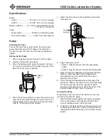 Preview for 5 page of Greenlee ULTRA GLIDER UG5 Instruction Manual