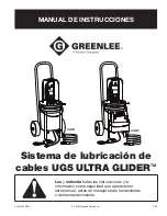 Preview for 9 page of Greenlee ULTRA GLIDER UG5 Instruction Manual