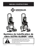 Preview for 17 page of Greenlee ULTRA GLIDER UG5 Instruction Manual