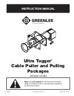 Preview for 1 page of Greenlee Ultra Tugger Instruction Manual