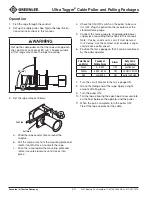 Preview for 40 page of Greenlee Ultra Tugger Instruction Manual