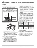 Предварительный просмотр 32 страницы Greenlee UT10 Ultra Tugger Instruction Manual