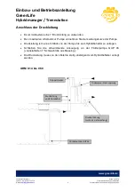 Preview for 10 page of Greenlife hybrid manager Installation And Operation Manual