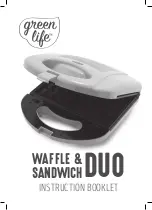 Greenlife WAFFLE AND SANDWICH DUO Instruction Booklet preview