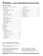 Preview for 2 page of GREENLINE 783310041030 Operation Manual