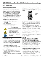 Предварительный просмотр 10 страницы GREENLINE 783310041030 Operation Manual