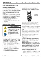 Предварительный просмотр 48 страницы GREENLINE 783310041030 Operation Manual