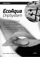 GREENLINE EcoAqua DripSystem EADS-12 Manual preview