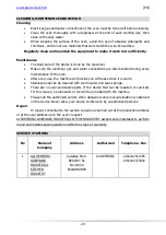 Preview for 21 page of GREENOKS GBO-1A Use, Installation And Maintenance Manual