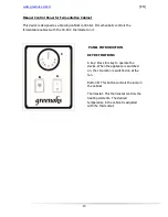 Preview for 14 page of GREENOKS GKF-4S Use, Maintenance And Installation Manual