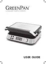 GreenPan 2-SQUARE WAFFLE MAKER User Manual preview