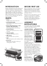 Preview for 4 page of GreenPan Grill, Griddle & Waffle User Manual