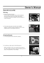 Preview for 22 page of GreenPower GPD5000CW Owner'S Manual