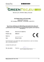 Предварительный просмотр 7 страницы GreenTec GT 135 Handbook