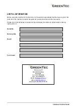 Preview for 6 page of GreenTec HL 150 Handbook