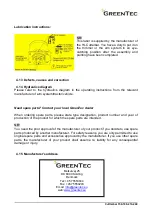 Preview for 24 page of GreenTec HL 150 Handbook