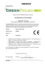 Предварительный просмотр 9 страницы GreenTec HXF 2302 Handbook