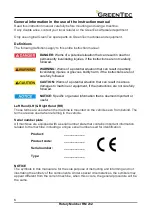 Preview for 6 page of GreenTec RM 232 Handbook