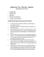 Preview for 2 page of GreenTech eMaster Pro Operating Instructions