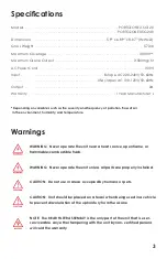 Preview for 3 page of GreenTech PortOzone 3.5G Owner'S Manual