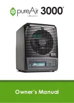 GreenTech pureAir 3000 Owner'S Manual preview