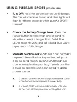 Preview for 6 page of GreenTech PureAir Sport Owner'S Manual