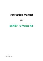 greenTEG gSKIN U-Value Kit Instruction Manual preview