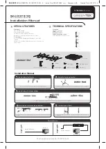 Preview for 1 page of Greentek E2169TG1730N Installation Manual