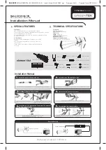 Preview for 1 page of Greentek E2169U3610N Installation Manual