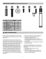 Preview for 3 page of Greentouch 0781465 Assembly / Care & Use Instructions