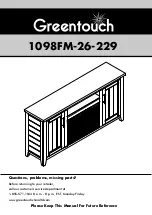 Greentouch 1098FM-26-229 Quick Start Manual preview