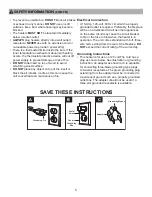 Предварительный просмотр 5 страницы Greentouch 1164FM-23-202 Assembly / Care & Use Instructions