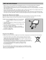 Предварительный просмотр 8 страницы Greentouch 1164FM-23-202 Assembly / Care & Use Instructions