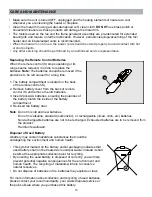 Предварительный просмотр 15 страницы Greentouch 1167FMM-26-200 Assembly, Care And Instructions Manual