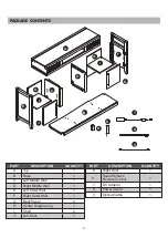 Предварительный просмотр 2 страницы Greentouch Kathy Ireland 1593SB-26-225 Assembly / Care & Use Instructions