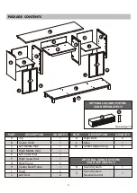 Предварительный просмотр 2 страницы Greentouch Kathy Ireland Home 1497FSO-26-225 Assembly / Care & Use Instructions