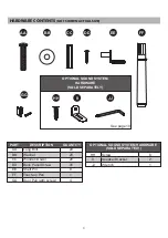 Предварительный просмотр 3 страницы Greentouch kathy ireland HOME 1594FSO-26-269 Assembly / Care & Use Instructions