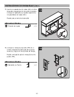 Предварительный просмотр 57 страницы Greentouch SCOTT LIVING 1279099 Assembly / Care & Use Instructions