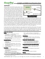 Preview for 5 page of Greentrol Automation GF-A2100 Installation, Operation And Maintenance Technical Manual