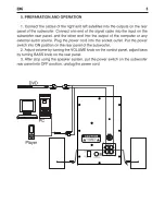 Предварительный просмотр 5 страницы GreenWave SA-315 Operation Manual