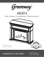 Greenway Home Products ARDEN GM2878CBCH Assembly Instructions Manual preview