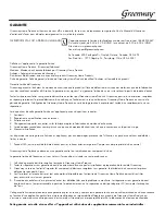 Preview for 7 page of Greenway Home Products ARDEN GM2878CBCH Assembly Instructions Manual