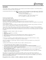 Preview for 8 page of Greenway Home Products ARDEN GM2878CBCH Assembly Instructions Manual