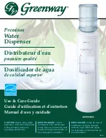 Greenway Home Products GWD5960W Use & Care Manual preview