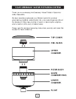 Предварительный просмотр 2 страницы Greenway Home Products GWF7 Use & Care Manual